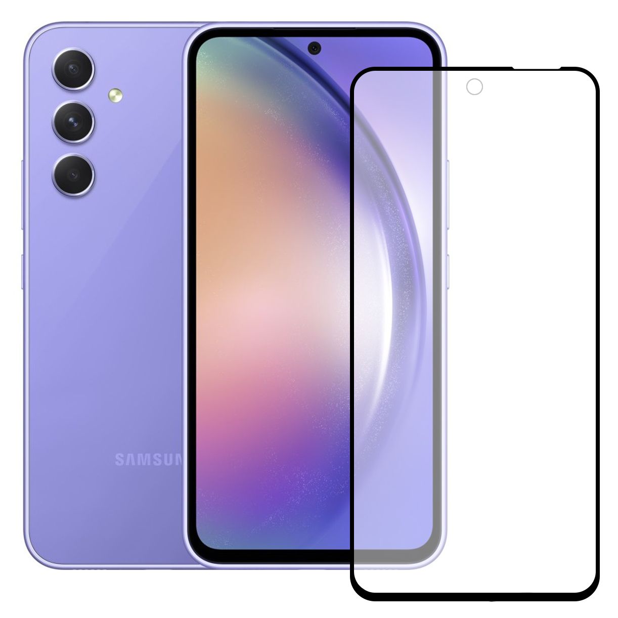 Bufalo Samsung Galaxy A54 5G Seramik MAT 9D Tam Kaplama Ekran Koruyucu