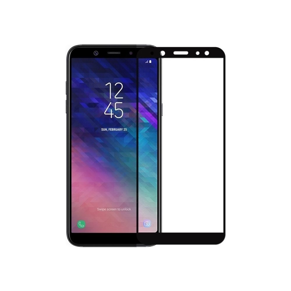 Bufalo Samsung Galaxy A6 Ekran Koruyucu 6D Nano Tam Kaplayan Siyah