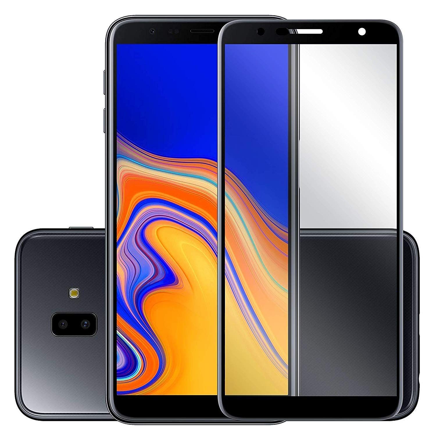 Bufalo Samsung Galaxy J6 Plus Ekran Koruyucu 6D Nano Tam Kaplayan Siyah