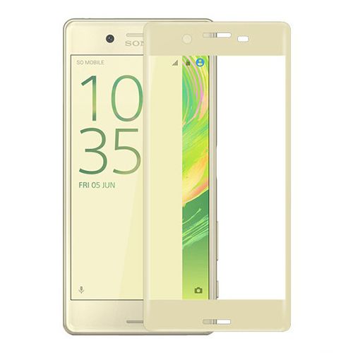 Bufalo Sony Xperia X Kavisli 3D Cam Ekran Koruyucu Gold