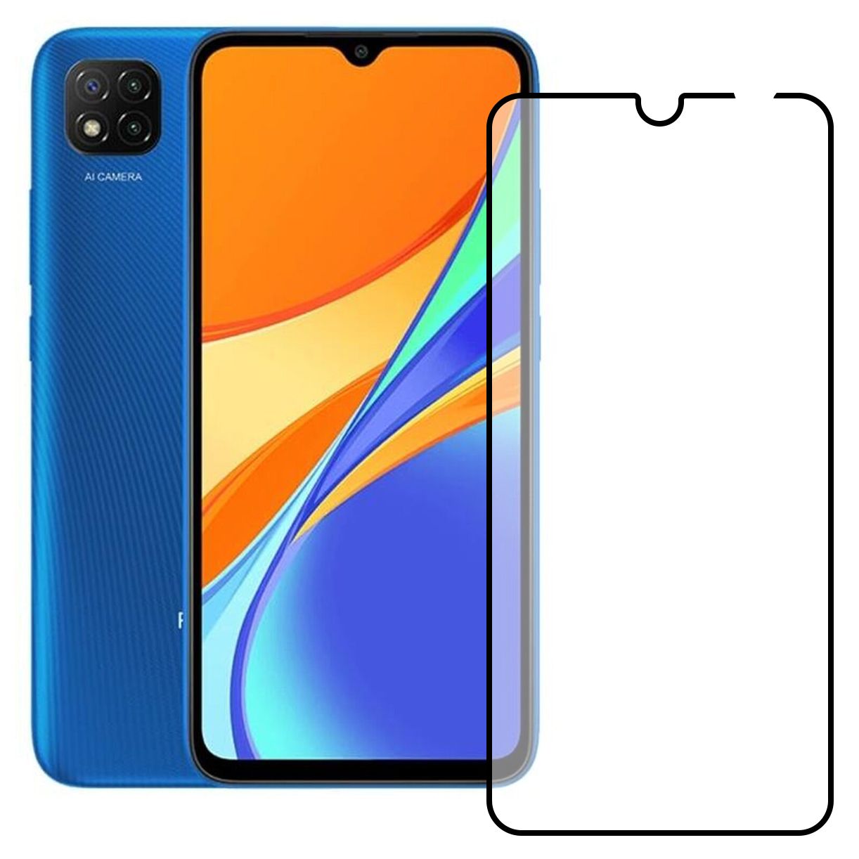 Bufalo Xiaomi Redmi 9C Seramik 9D Tam Kaplama Ekran Koruyucu