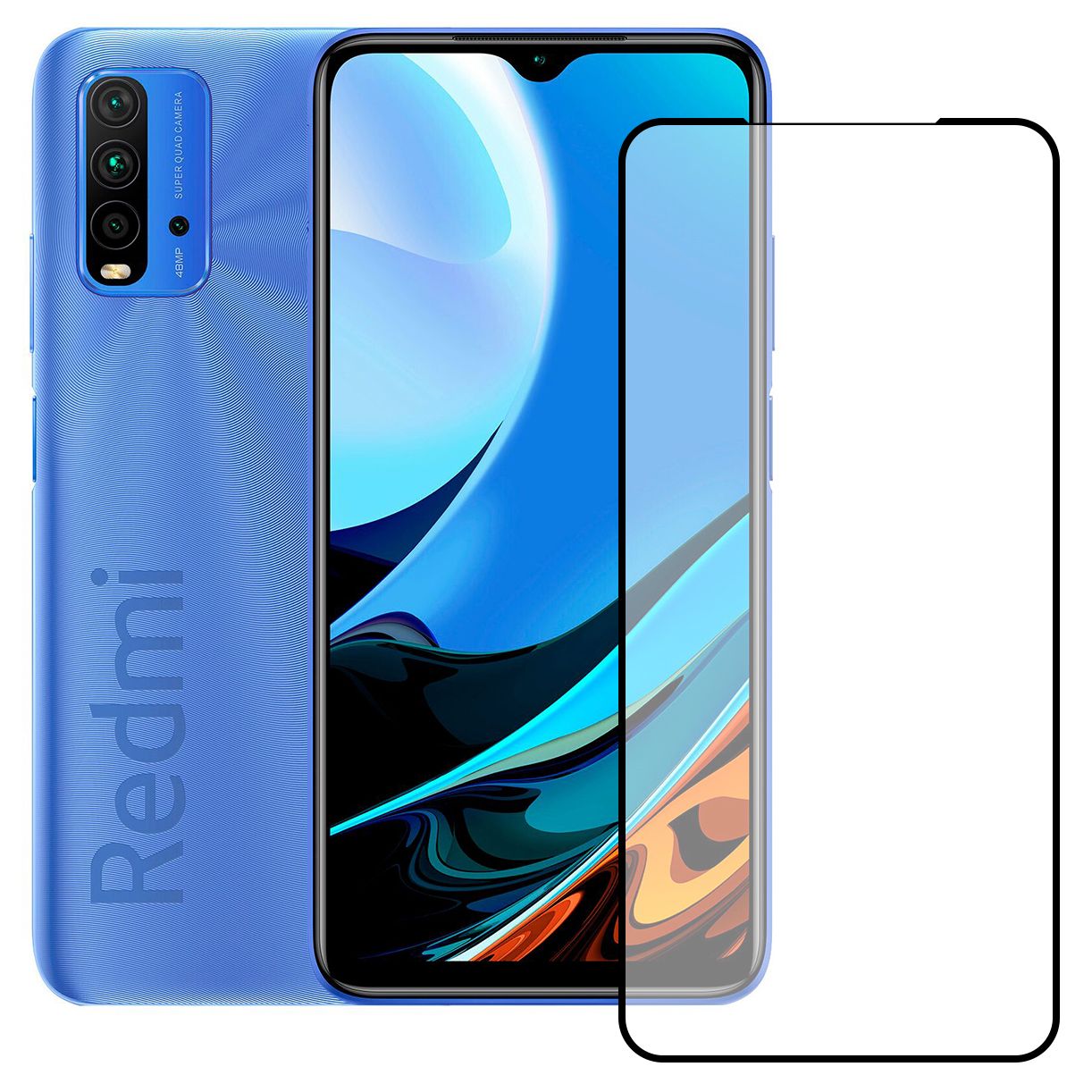 Bufalo Xiaomi Redmi 9T Temperli 5D Cam Ekran Koruyucu