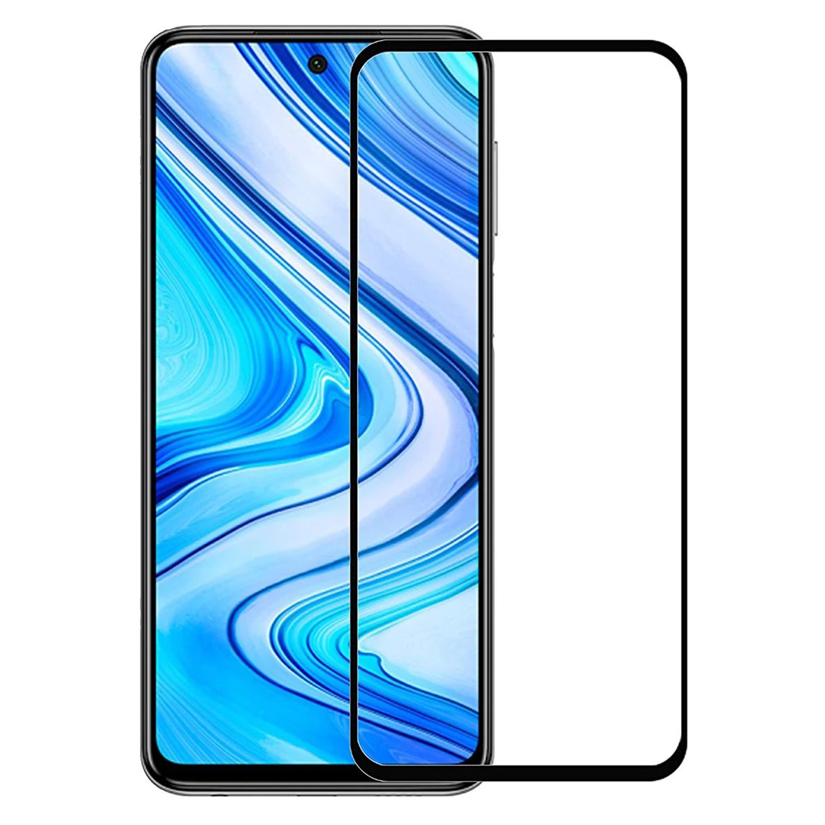 Bufalo Xiaomi Redmi Note 9 Pro 5G 2021 Seramik 9D Tam Kaplama Ekran Koruyucu