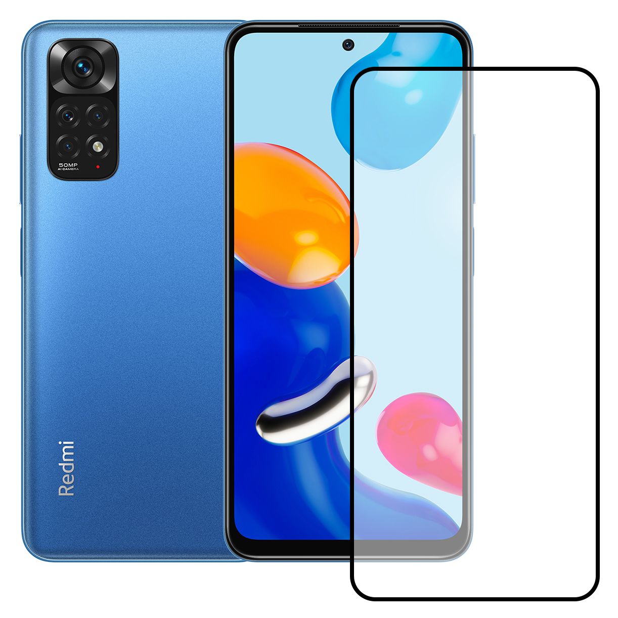 Bufalo Xiaomi Redmi Note 11 / 11s Seramik 9D Tam Kaplama Ekran Koruyucu