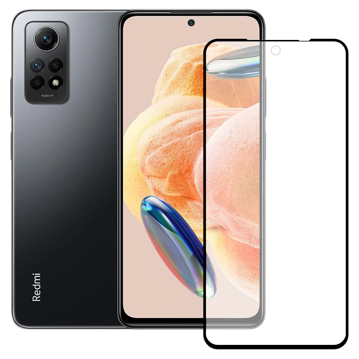 Bufalo Xiaomi Redmi Note 12 Pro Seramik Mat 9D Tam Kaplama Ekran Koruyucu