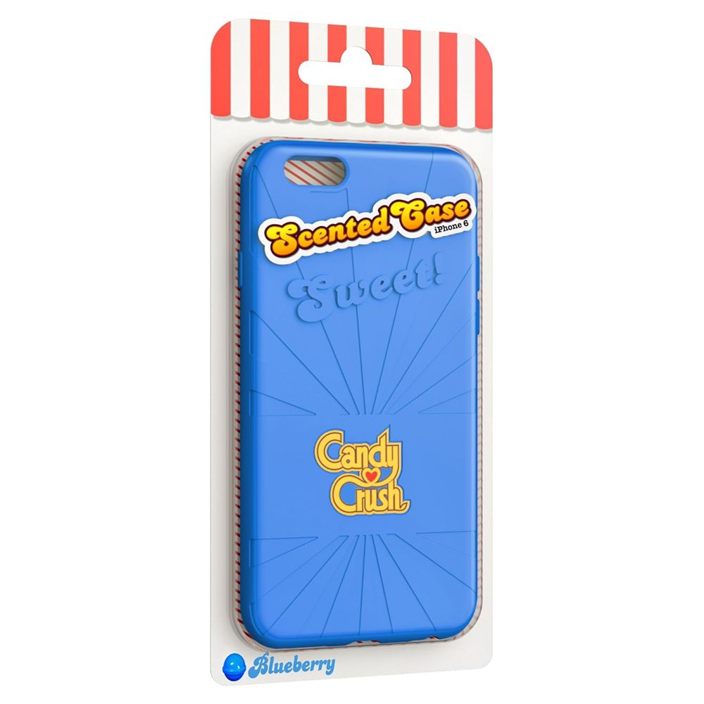 Candy Crush iPhone 6-6S Yaban Mersini Silikon Kılıf (Lisanslı)