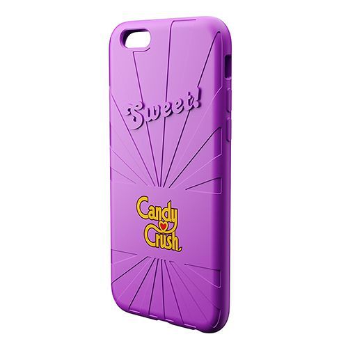 Candy Crush iPhone 6-6S Üzüm Silikon Kılıf (Lisanslı)