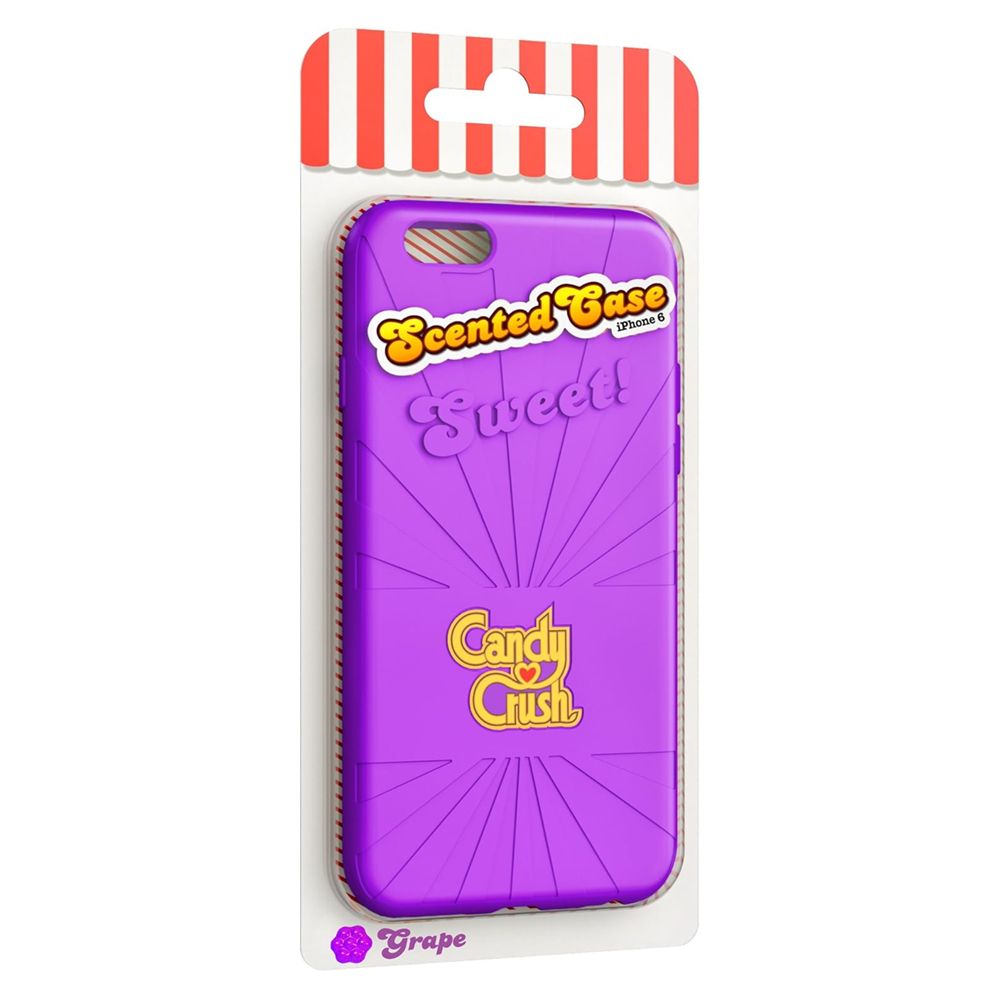 Candy Crush iPhone 6-6S Üzüm Silikon Kılıf (Lisanslı)