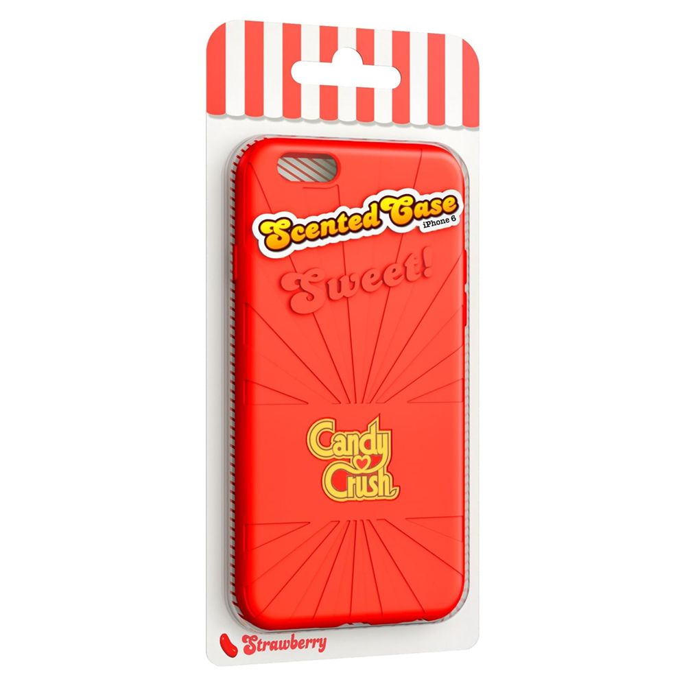 Candy Crush iPhone 6-6S Çilek Silikon Kılıf (Lisanslı)