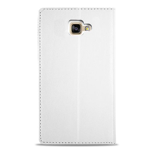 FitCase Dolce Galaxy A3 2016 Gizli Mıknatıslı Pencereli Kılıf Beyaz