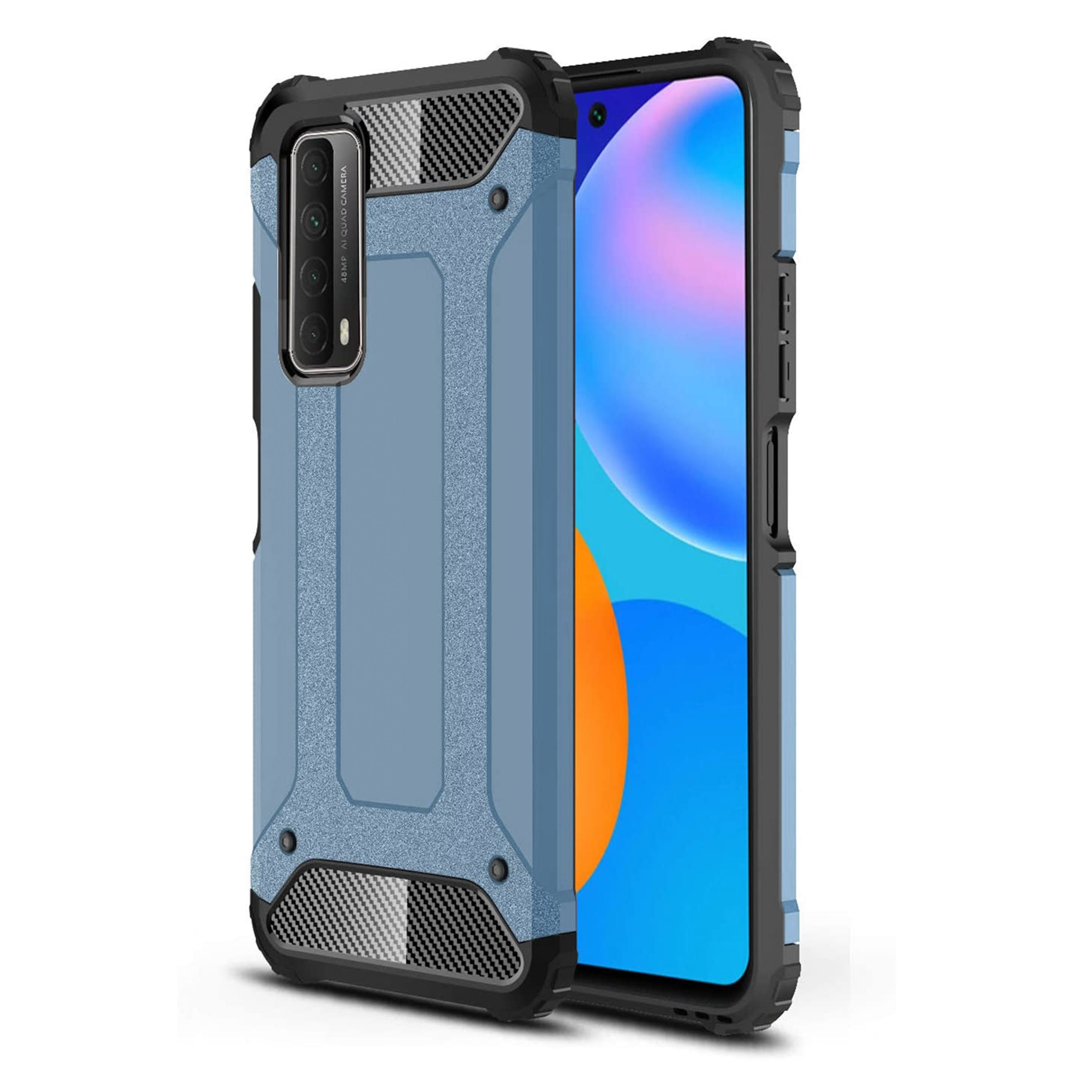 FitCase Huawei P Smart 2021 Zırh Tank Tam Koruma Arka Kapak