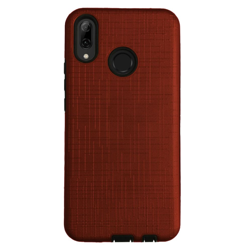 FitCase Huawei P Smart 2019 Kılıf New YouYou Arka Kapak Bordo