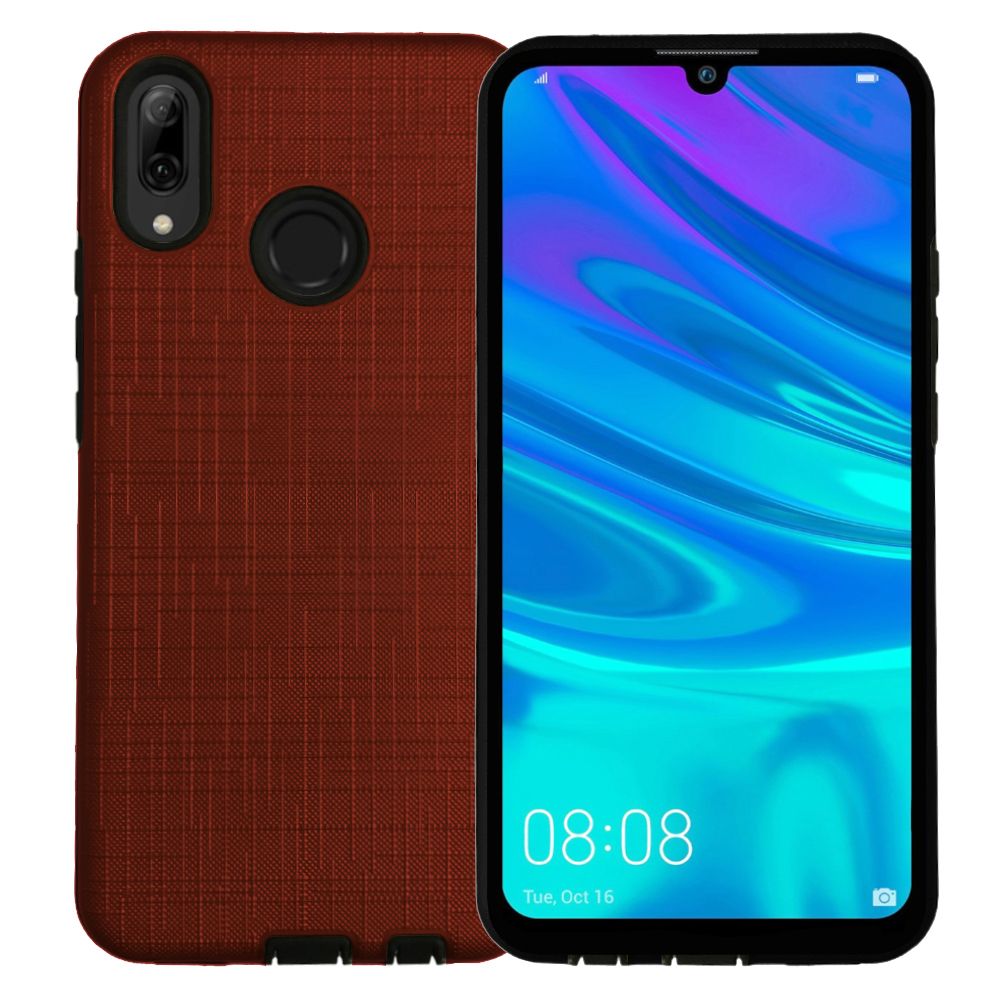 FitCase Huawei P Smart 2019 Kılıf New YouYou Arka Kapak Bordo