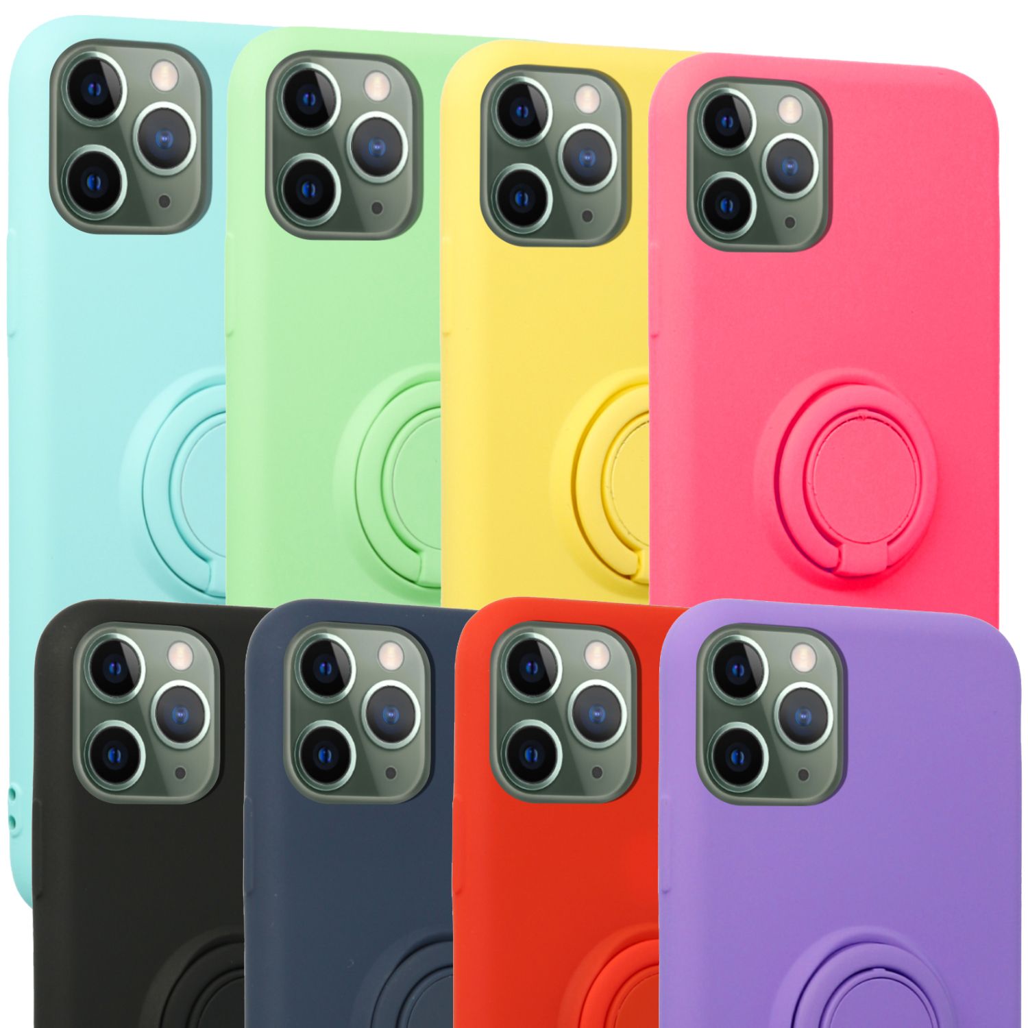 FitCase iPhone 11 Pro Kılıf Viktor Ring Arka Kapak