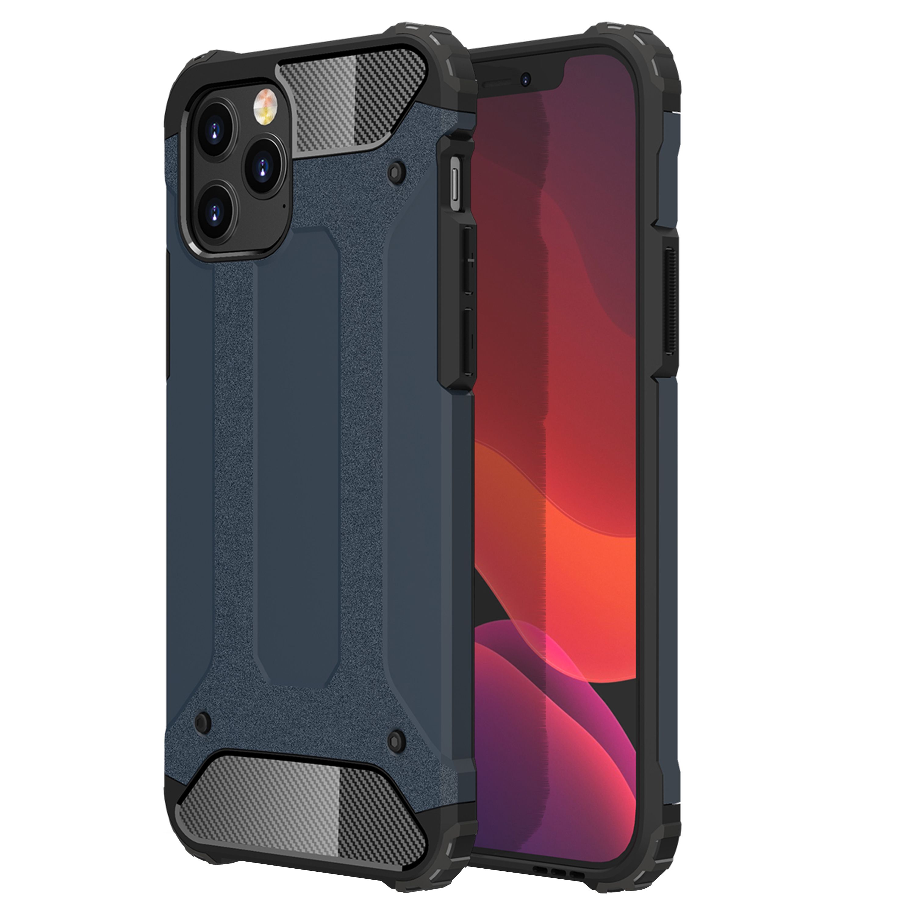 FitCase iPhone 11 Pro Max Zırh Tank Tam Koruma Arka Kapak