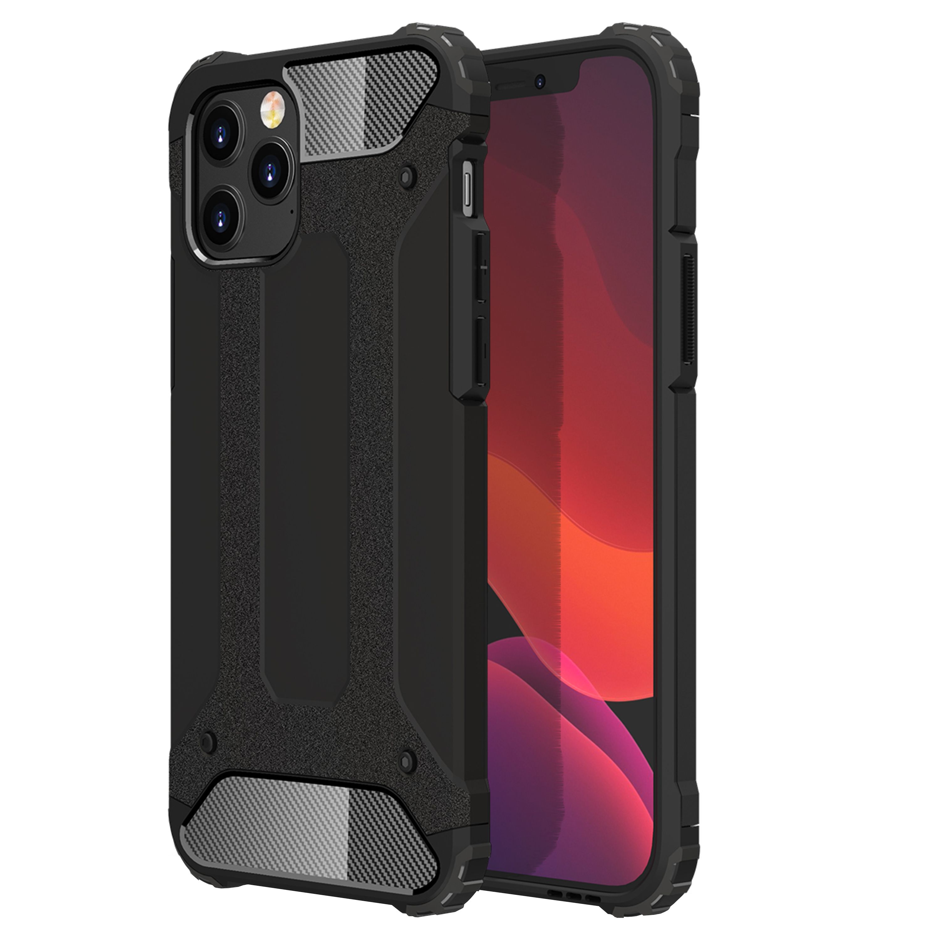 FitCase iPhone 11 Pro Max Zırh Tank Tam Koruma Arka Kapak