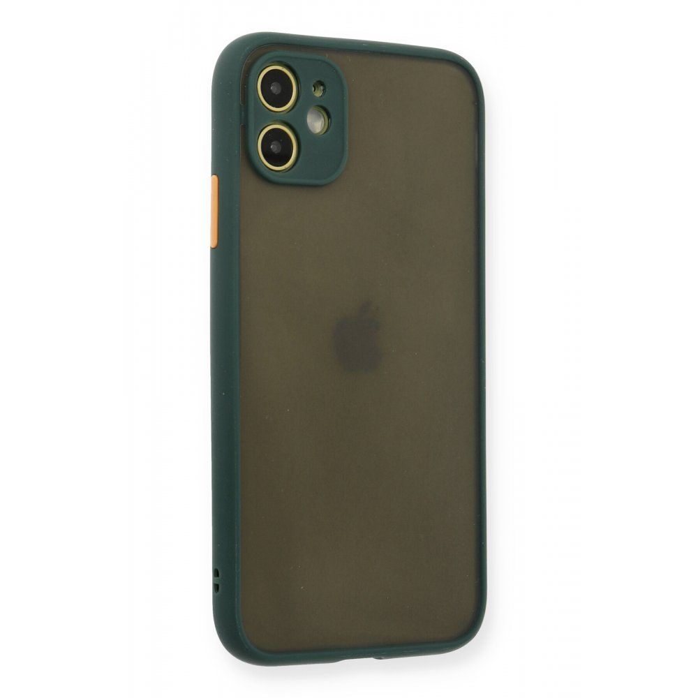 FitCase iPhone 12 Kılıf Montrea Silikon Arka Kapak