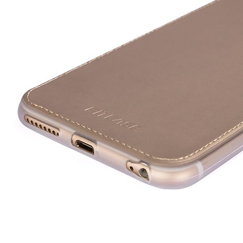 FitCase iPhone 7-8 Plus Shield Dikişli Arka Kapak Gold