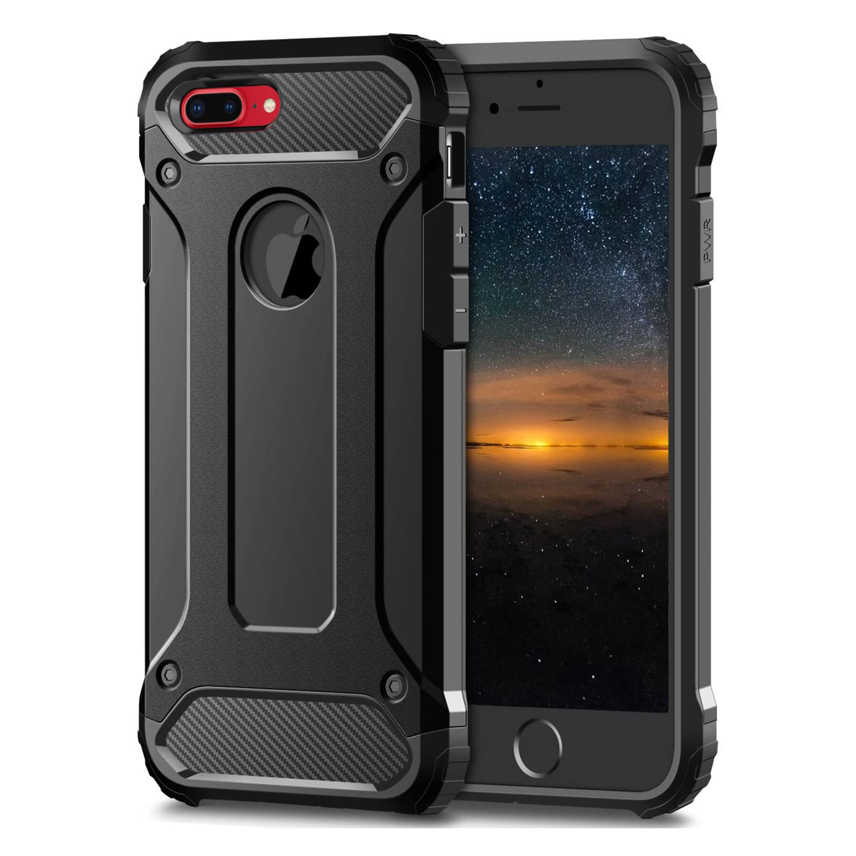 FitCase iPhone 7 Plus / 8 Plus Zırh Tank Tam Koruma Arka Kapak