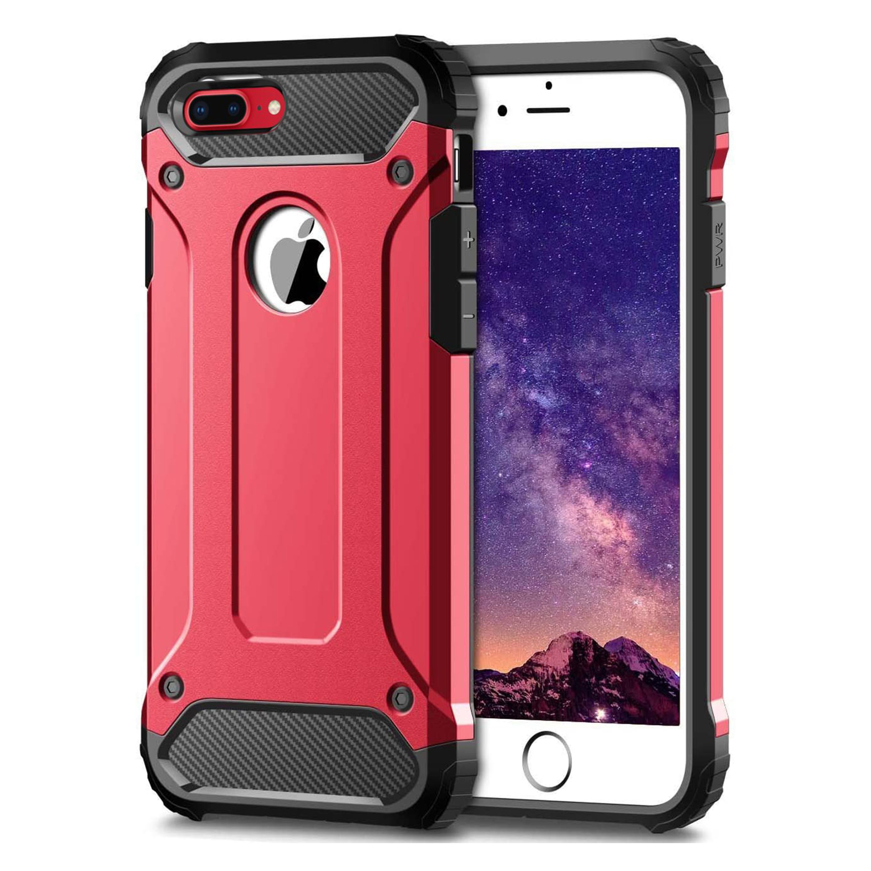 FitCase iPhone 7 Plus / 8 Plus Zırh Tank Tam Koruma Arka Kapak