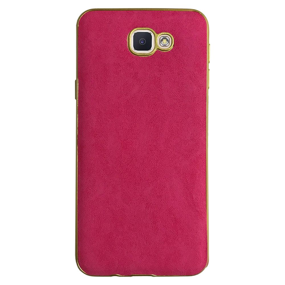 FitCase Kadife Laser Galaxy J5 Prime (G570) Silikon Arka Kapak Pembe