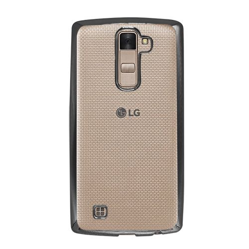 FitCase Laser Color LG K8 K350 Silikon Kılıf Siyah