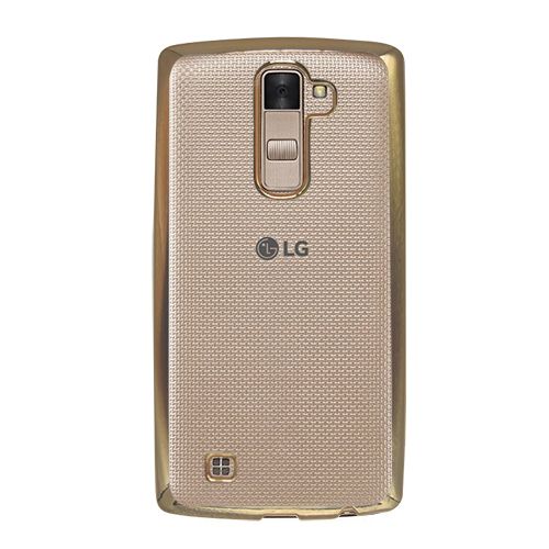 FitCase Laser Color LG K8 K350 Silikon Kılıf Gold