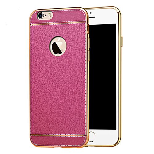 FitCase Laser Elegant iPhone 7-8 Silikon Arka Kapak Pembe