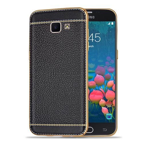 FitCase Laser Elegant Samsung Galaxy J5 Prime (G570) Silikon Arka Kapak Siyah