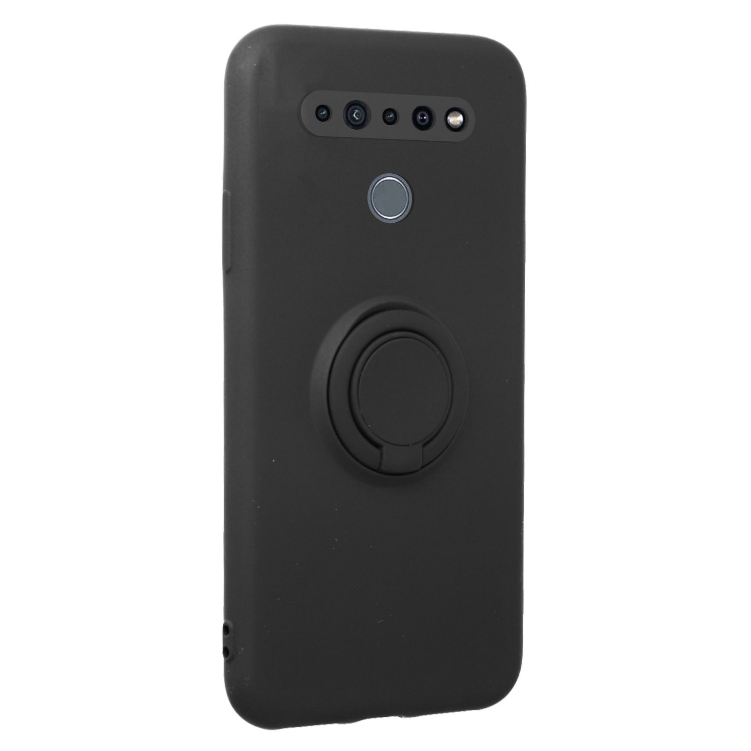 FitCase LG K41s Kılıf Viktor Ring Arka Kapak