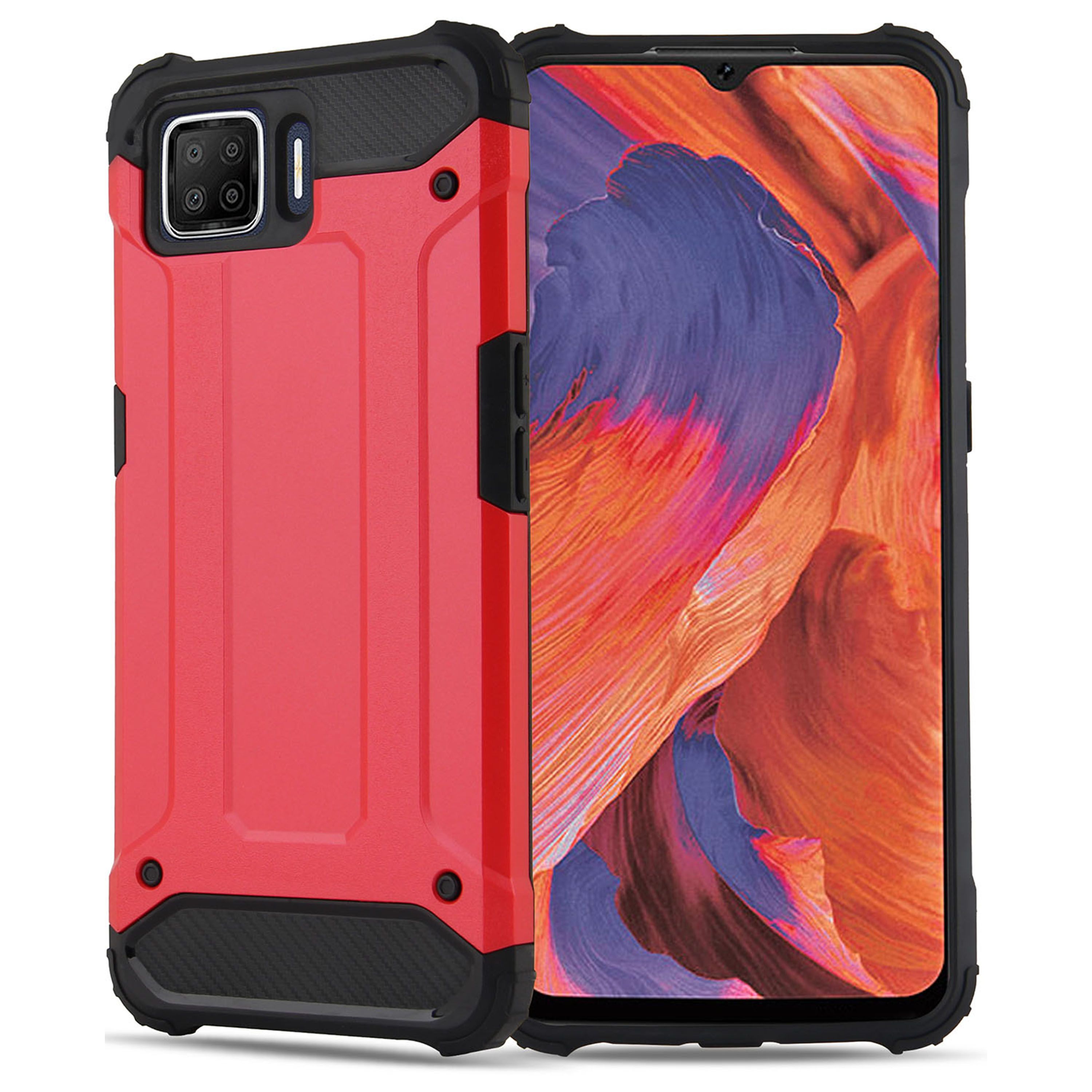 FitCase Oppo A73 Zırh Tank Tam Koruma Arka Kapak