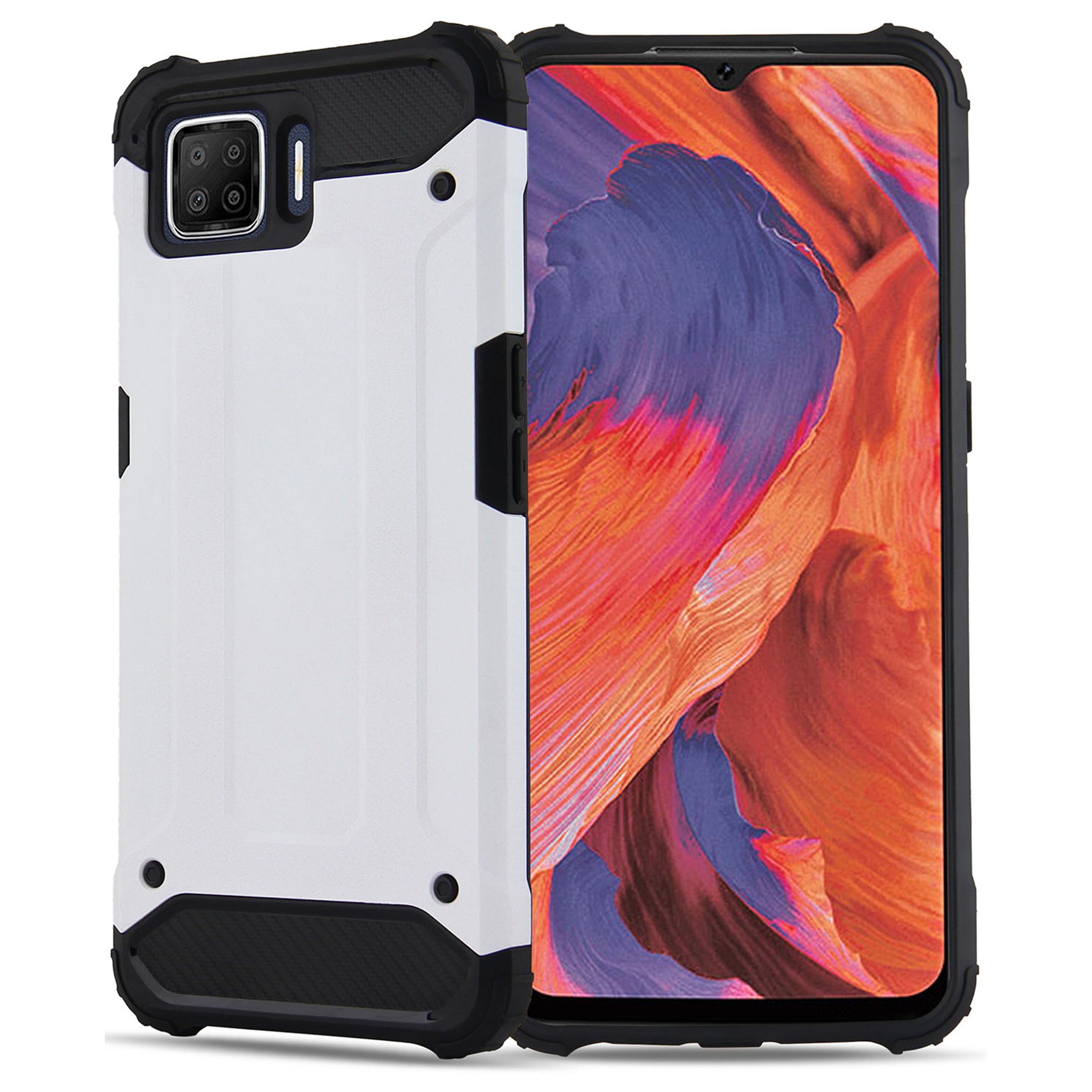 FitCase Oppo A73 Zırh Tank Tam Koruma Arka Kapak