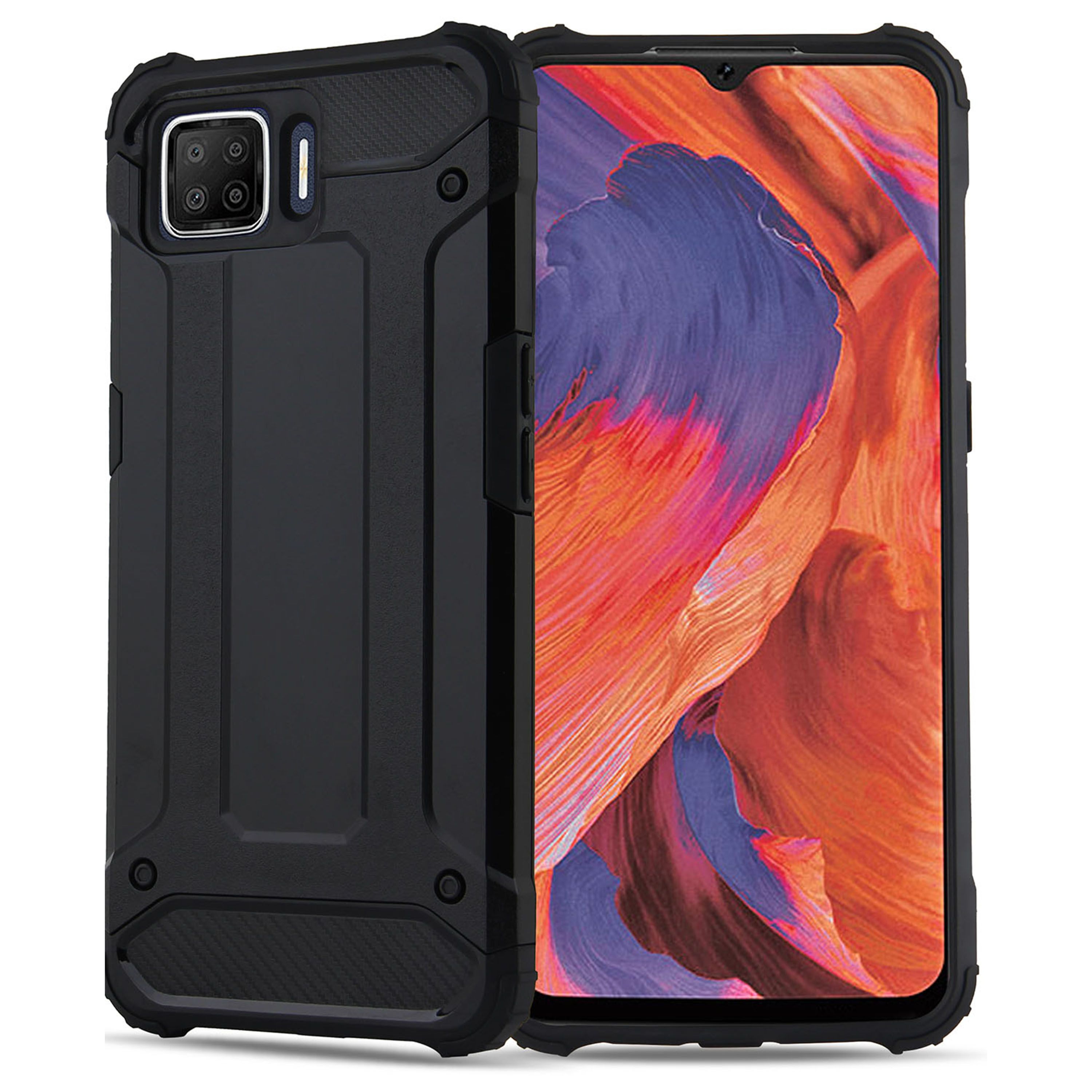 FitCase Oppo A73 Zırh Tank Tam Koruma Arka Kapak