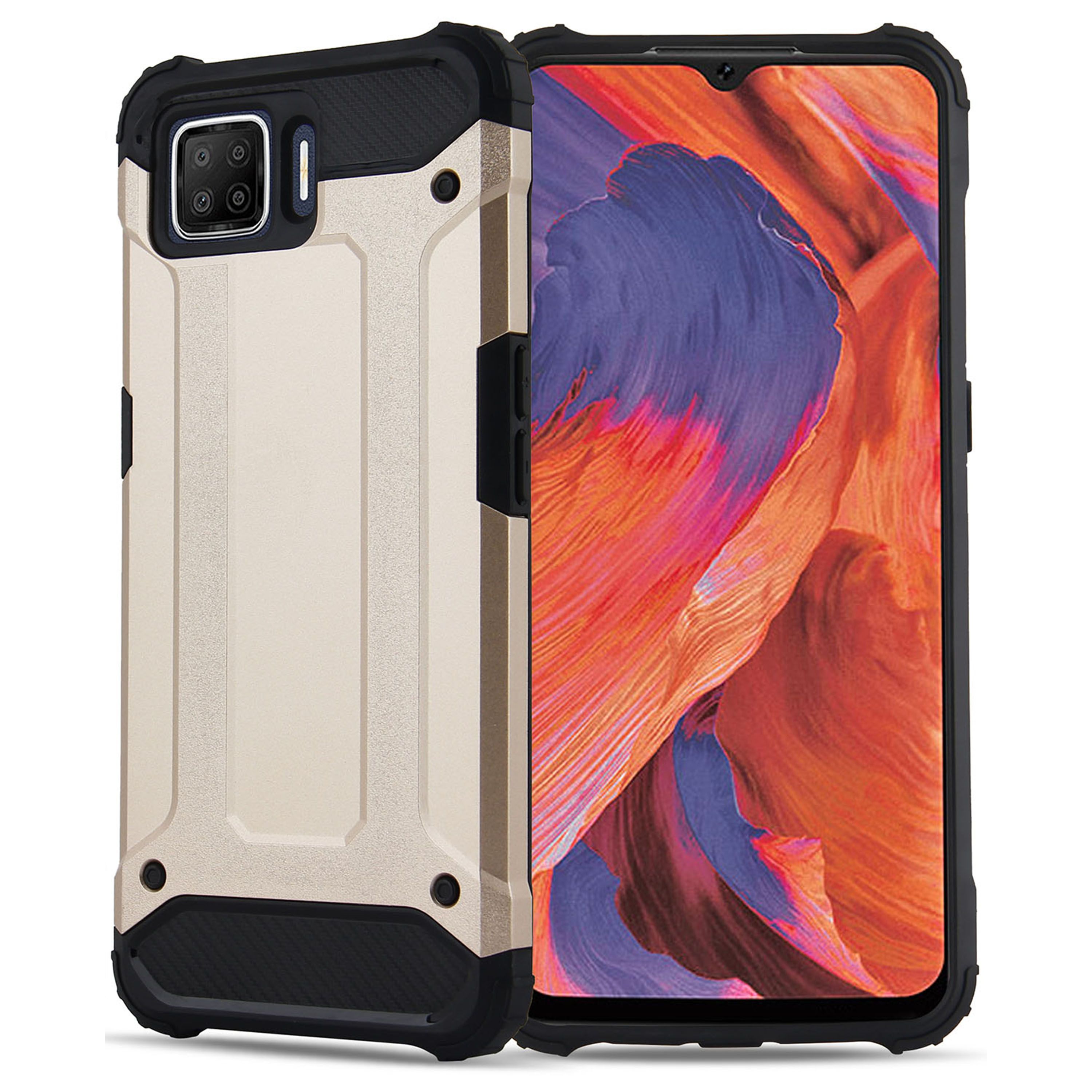 FitCase Oppo A73 Zırh Tank Tam Koruma Arka Kapak