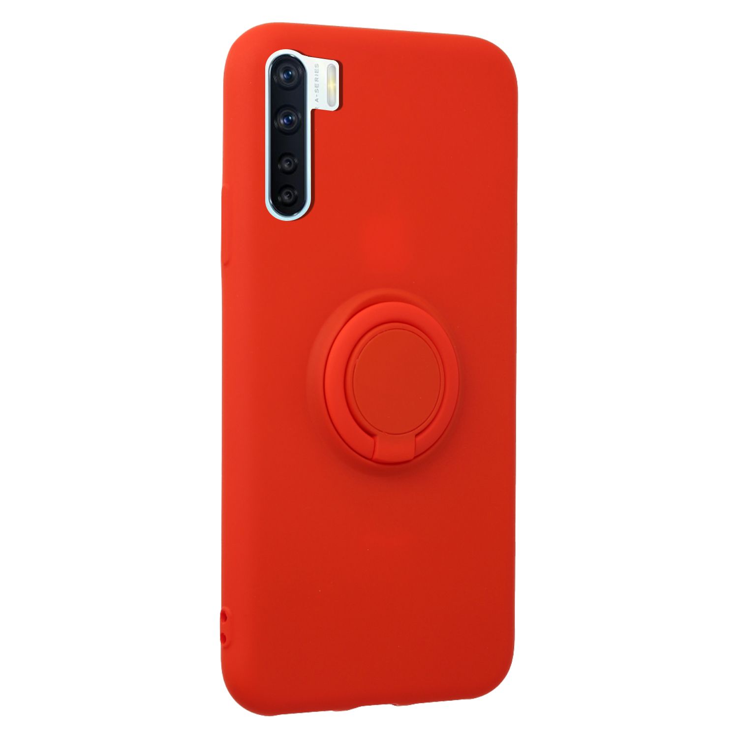 FitCase Oppo A91 Kılıf Viktor Ring Arka Kapak