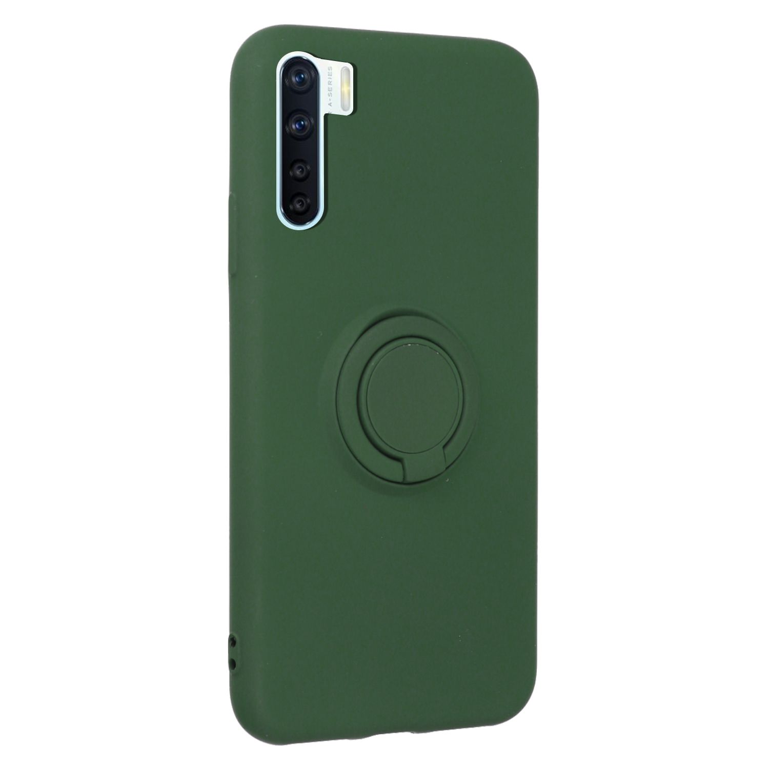 FitCase Oppo A91 Kılıf Viktor Ring Arka Kapak