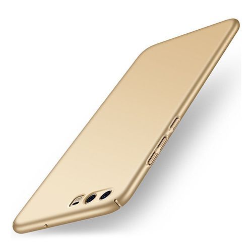 FitCase Rubber Huawei P10 Kılıf Sert Arka Kapak Gold