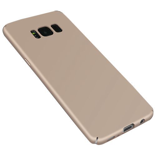 FitCase Rubber Samsung Galaxy S8 Kılıf Sert Arka Kapak Gold