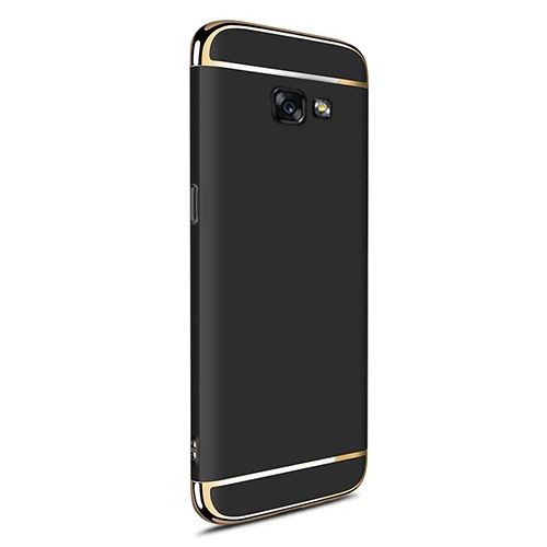 FitCase Samsung A3 2017 (A320) Golden Frame Arka Kapak Siyah