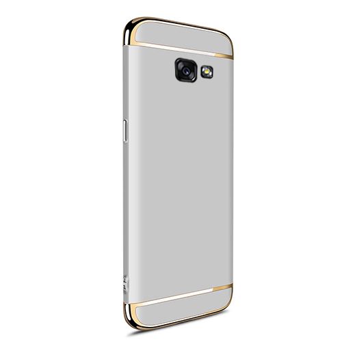 FitCase Samsung A3 2017 (A320) Golden Frame Arka Kapak Gri