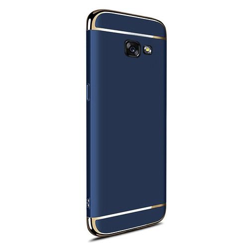 FitCase Samsung A3 2017 (A320) Golden Frame Arka Kapak Lacivert