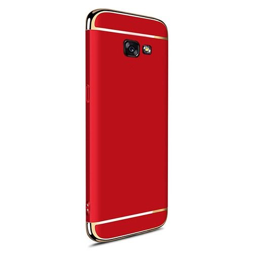 FitCase Samsung A5 2017 (A520) Golden Frame Arka Kapak Kırmızı