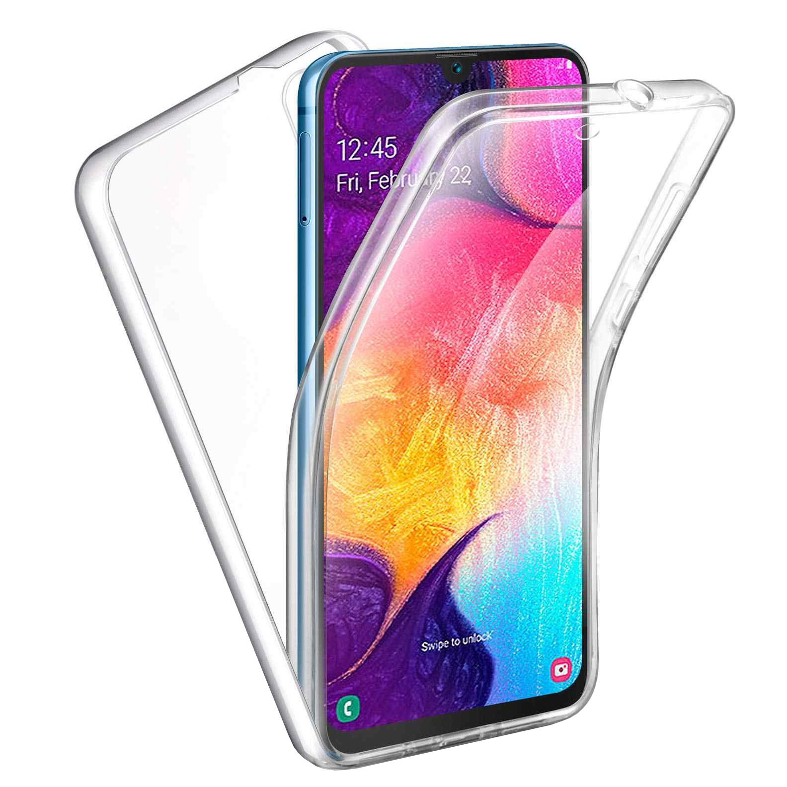 FitCase Samsung Galaxy A20s A207 Kılıf 360 Derece Korumalı Ön Arka Şeffaf