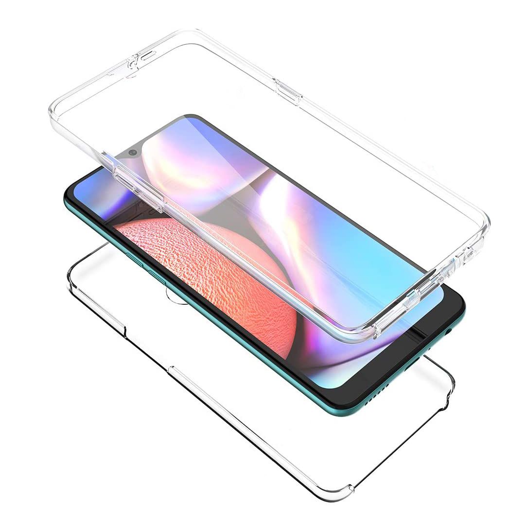 FitCase Samsung Galaxy A20s A207 Kılıf 360 Derece Korumalı Ön Arka Şeffaf