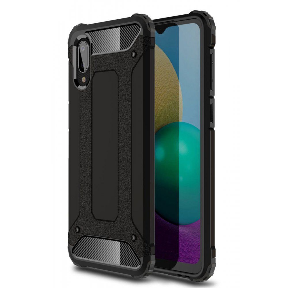 FitCase Samsung Galaxy A02 (A022) Zırh Tank Tam Koruma Arka Kapak