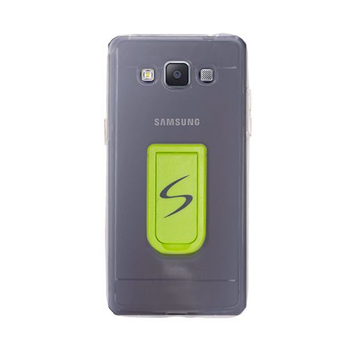 FitCase Samsung Galaxy A5 (A500) Standlı TPU Kılıf Şeffaf