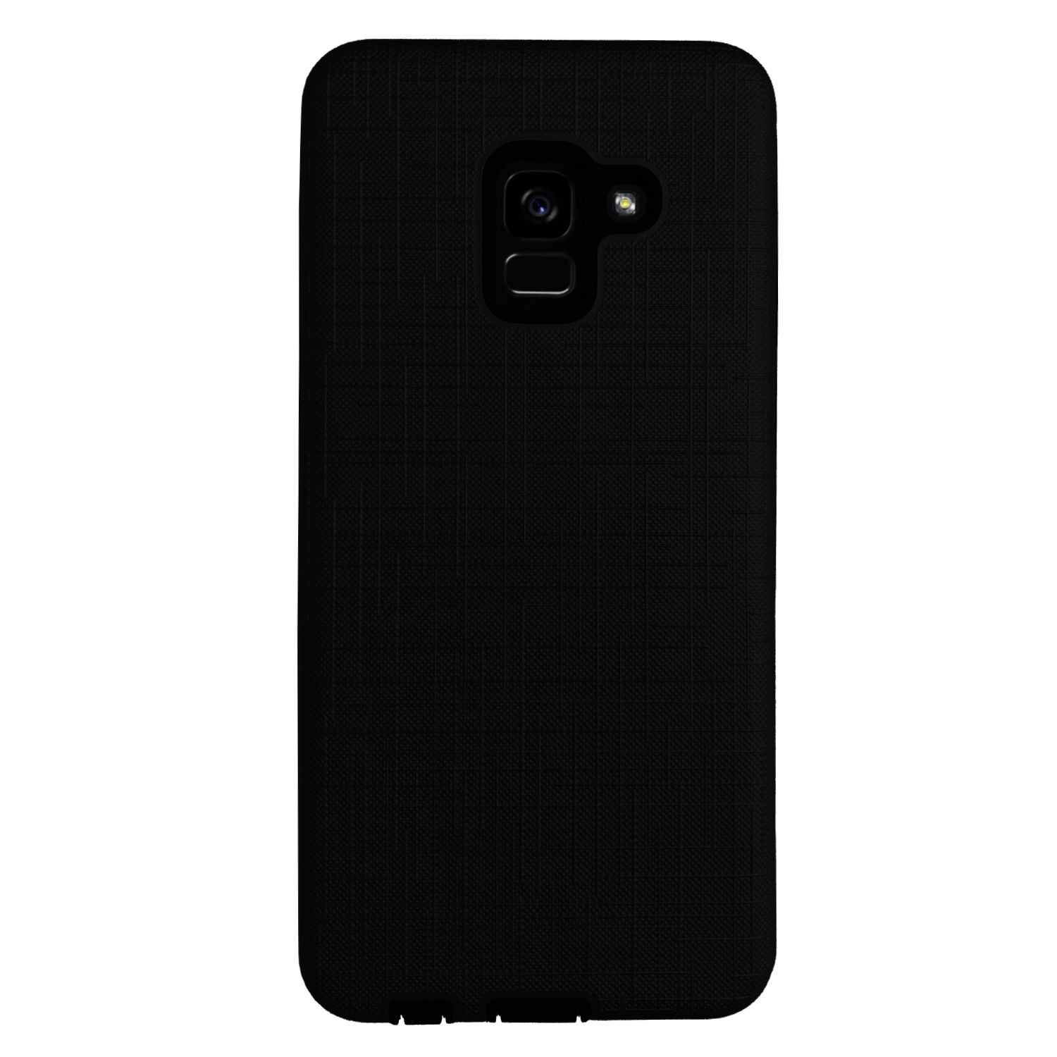 FitCase Samsung Galaxy A8 2018 (A530) Kılıf New YouYou Arka Kapak Siyah