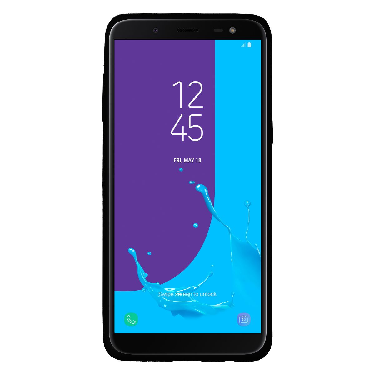 FitCase Samsung Galaxy A8 2018 (A530) Kılıf New YouYou Arka Kapak Siyah