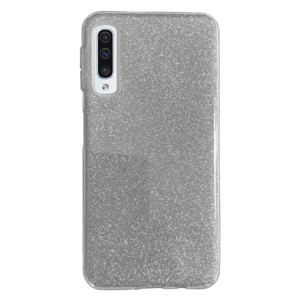 FitCase Samsung Galaxy A50 (A505) 3in1 Simli Silikon Arka Kapak Gri