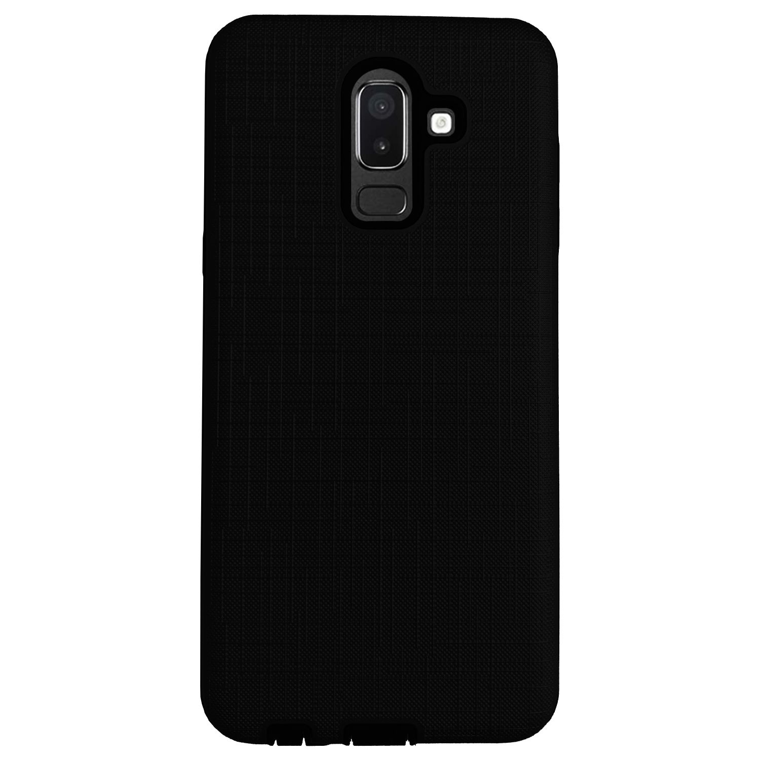 FitCase Samsung Galaxy J8 (J810) Kılıf New YouYou Arka Kapak Siyah